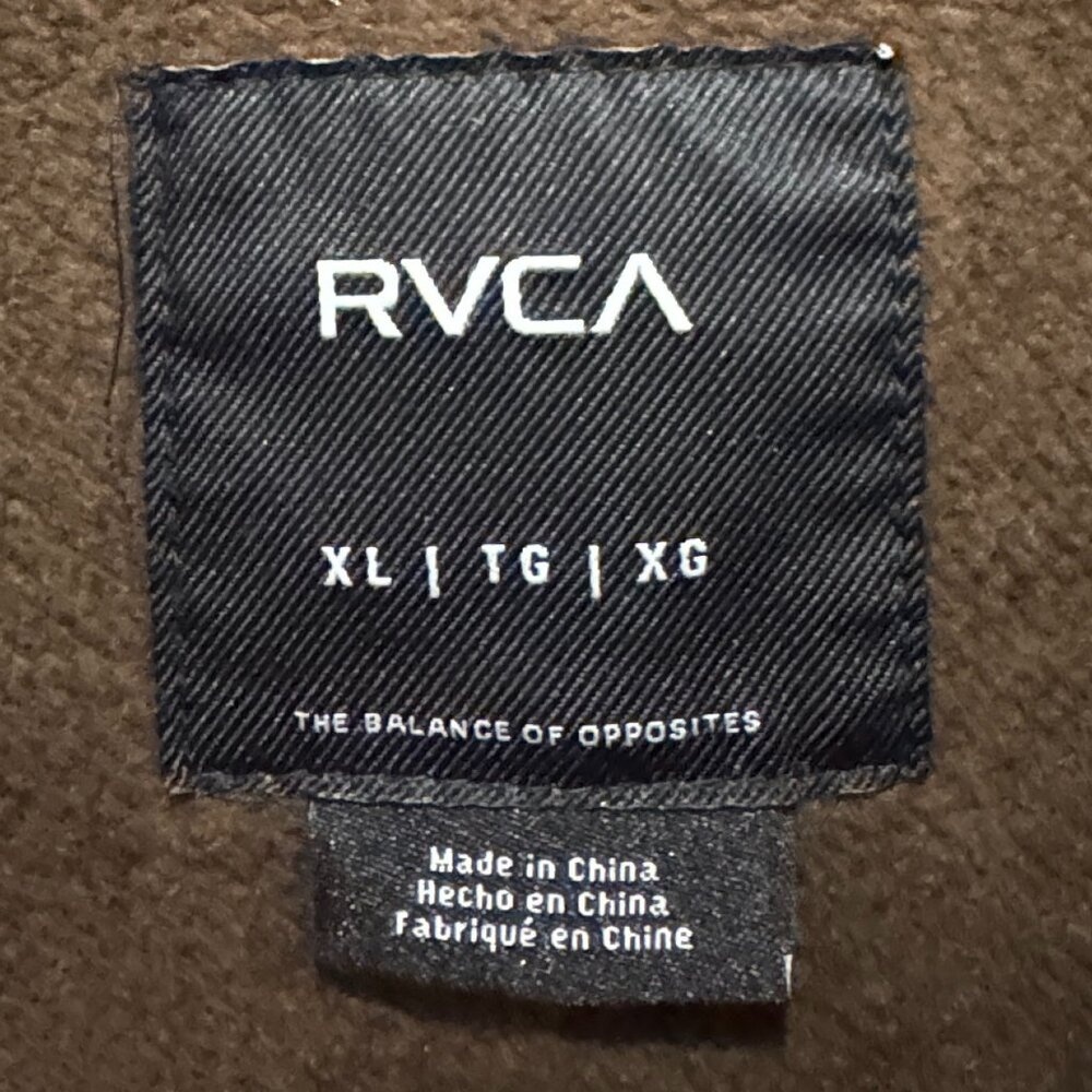 RVCA Chainmail - Half Zip Sweatshirt for Men (XL) - Picture 3 of 4